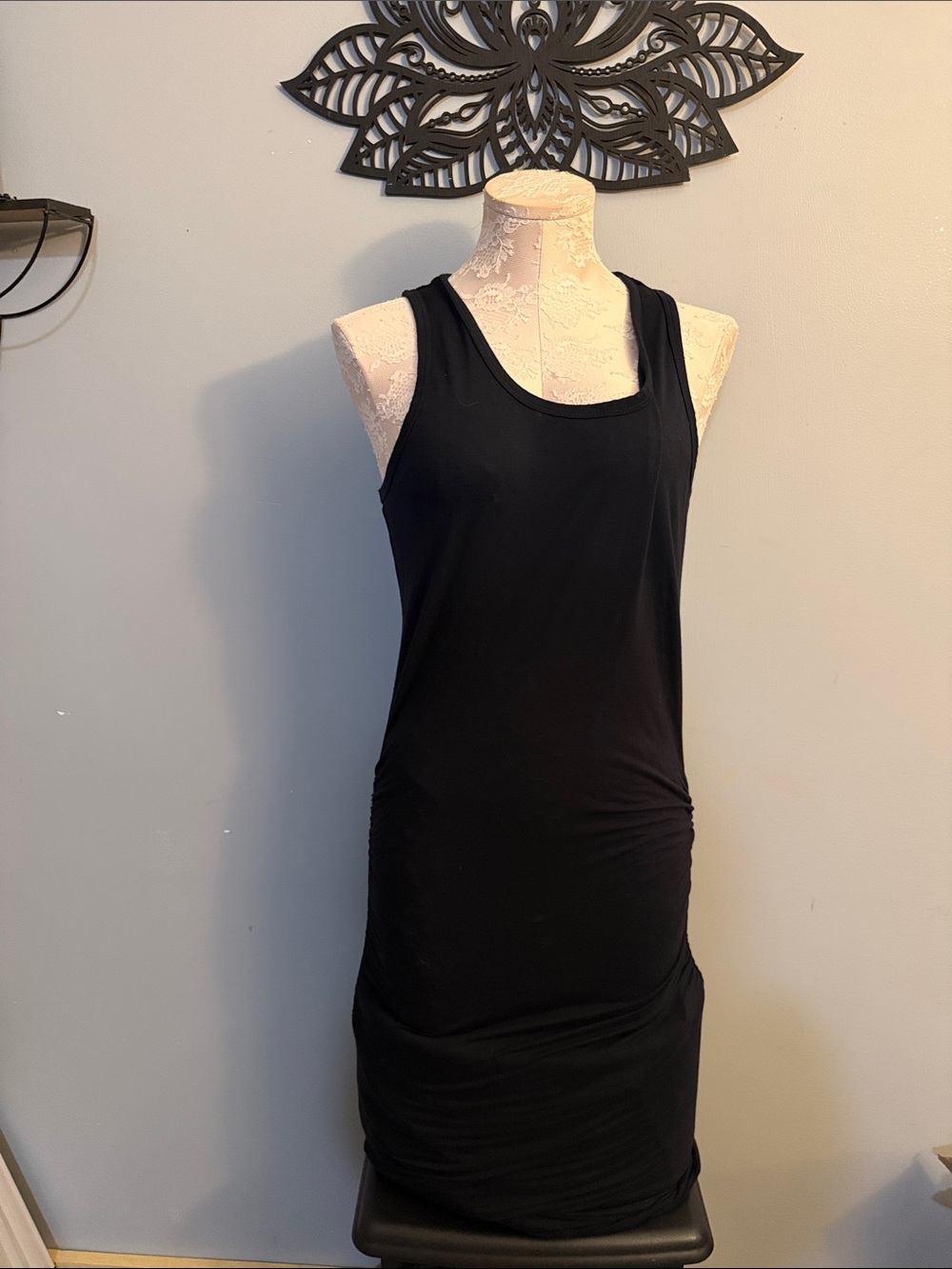 VENUS Black Tank Bodycon Dress M